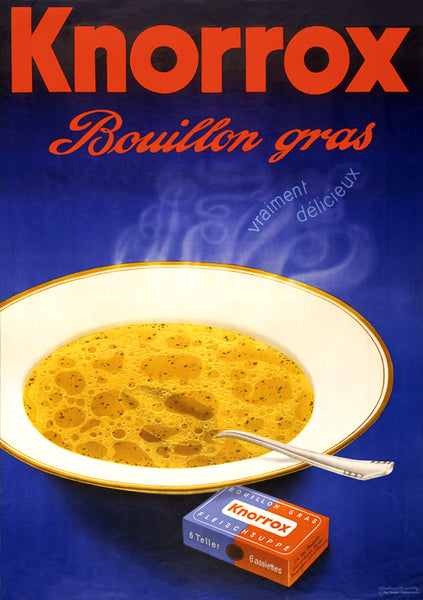 Knorrox brand bouillon print