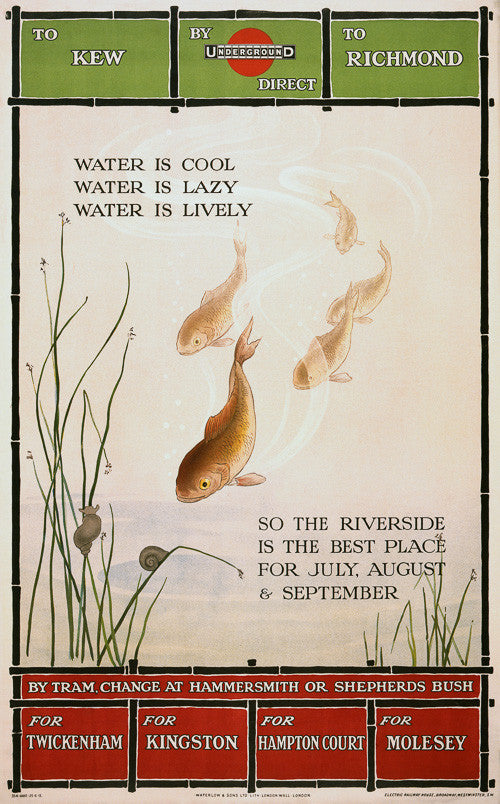 To Kew by Underground Direct to Richmond