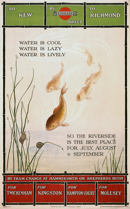 To Kew by Underground Direct to Richmond