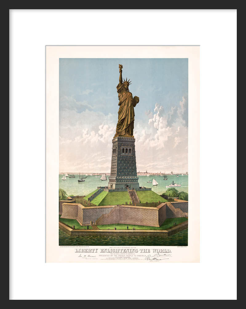 Liberty Enlightening the World framed poster