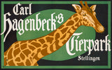 Carl Hagenbeck's Tierpark Stellingen giraffe poster
