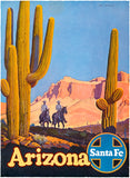 Arizona Cowboys: Santa Fe Railroad poster