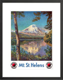 Mount St. Helens Travel Poster