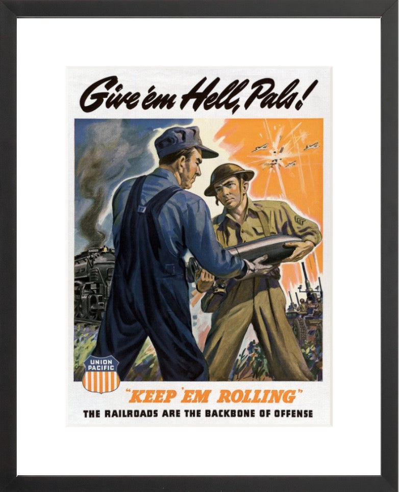 Give 'em Hell, Pals! – Vintagraph Art