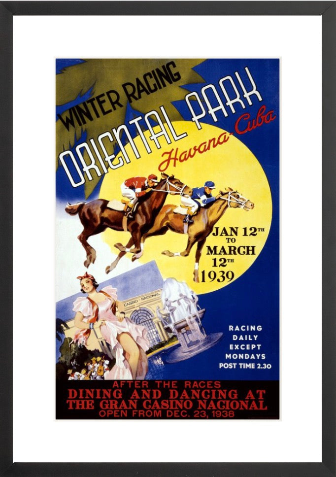 Winter Racing, Oriental Park - Havana, Cuba