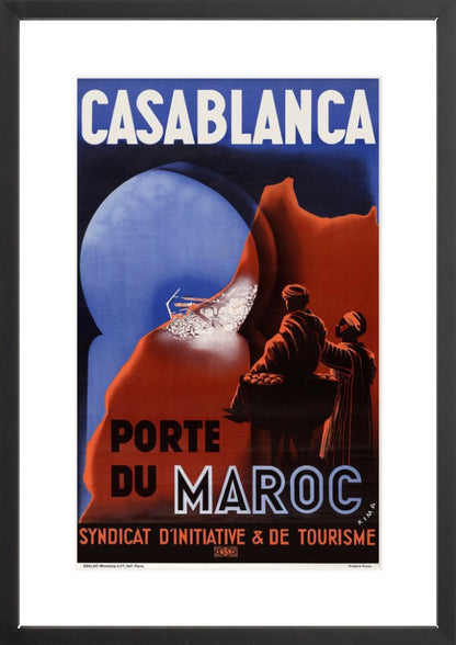 Casablanca Travel Poster