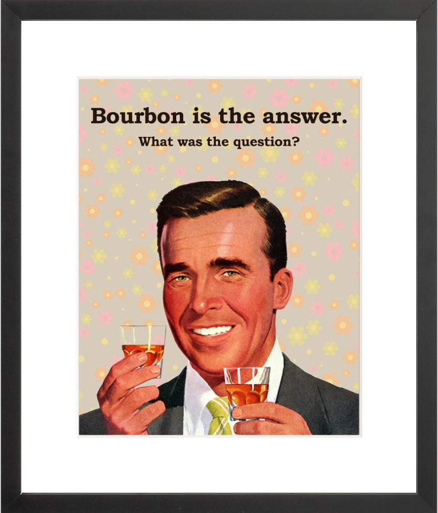 Bourbon is the Answer (Yellow)
