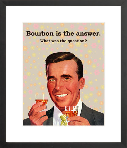 Bourbon is the Answer (Yellow)