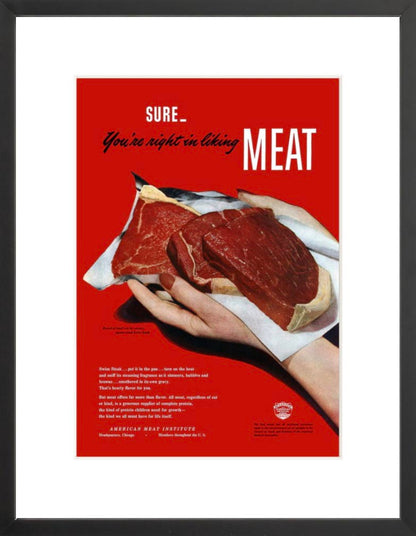 You're Right in Liking Meat.