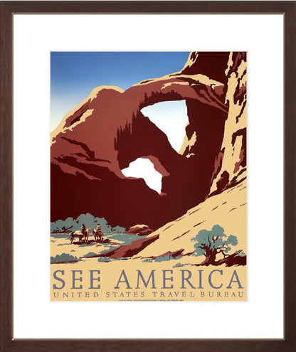 WPA Arches See America Poster