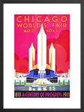 1933 Chicago Worlds Fair Poster