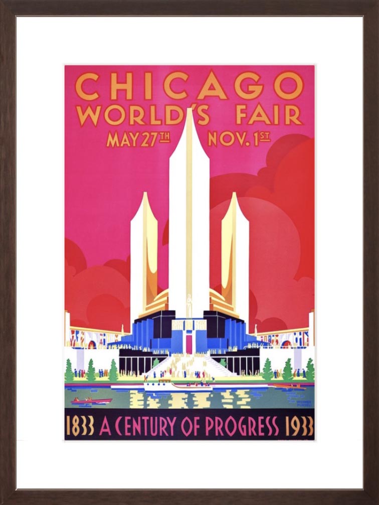 1933 Chicago Worlds Fair Poster