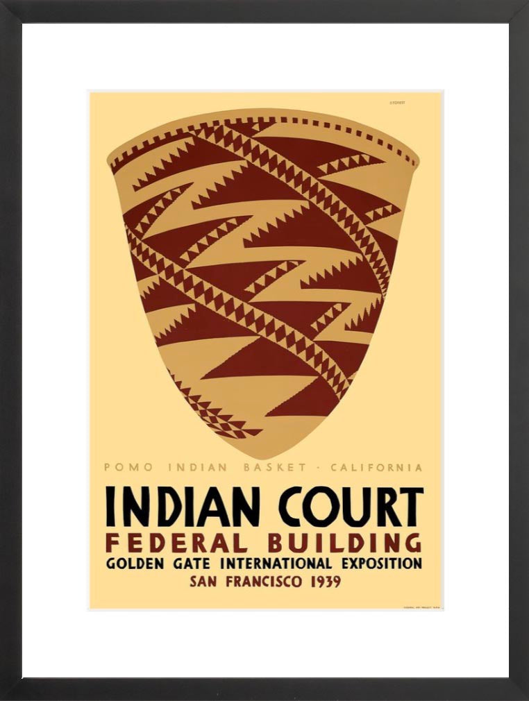 Indian Court: Pomo Indian Basket