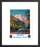 Rainier National Park framed poster