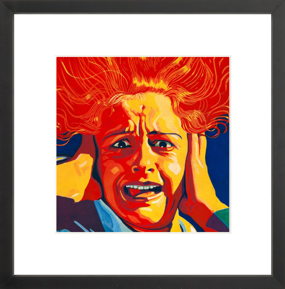 The Screaming Death framed poster