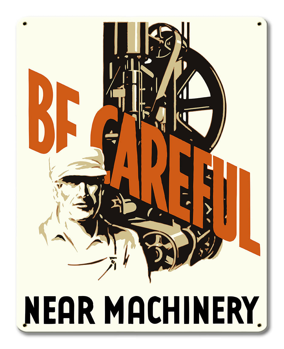 Be Careful Near Machinery – Vintagraph Art