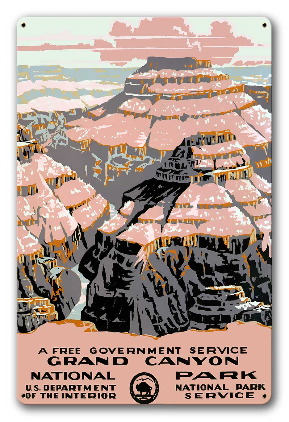Grand Canyon National Park poster Aluminum