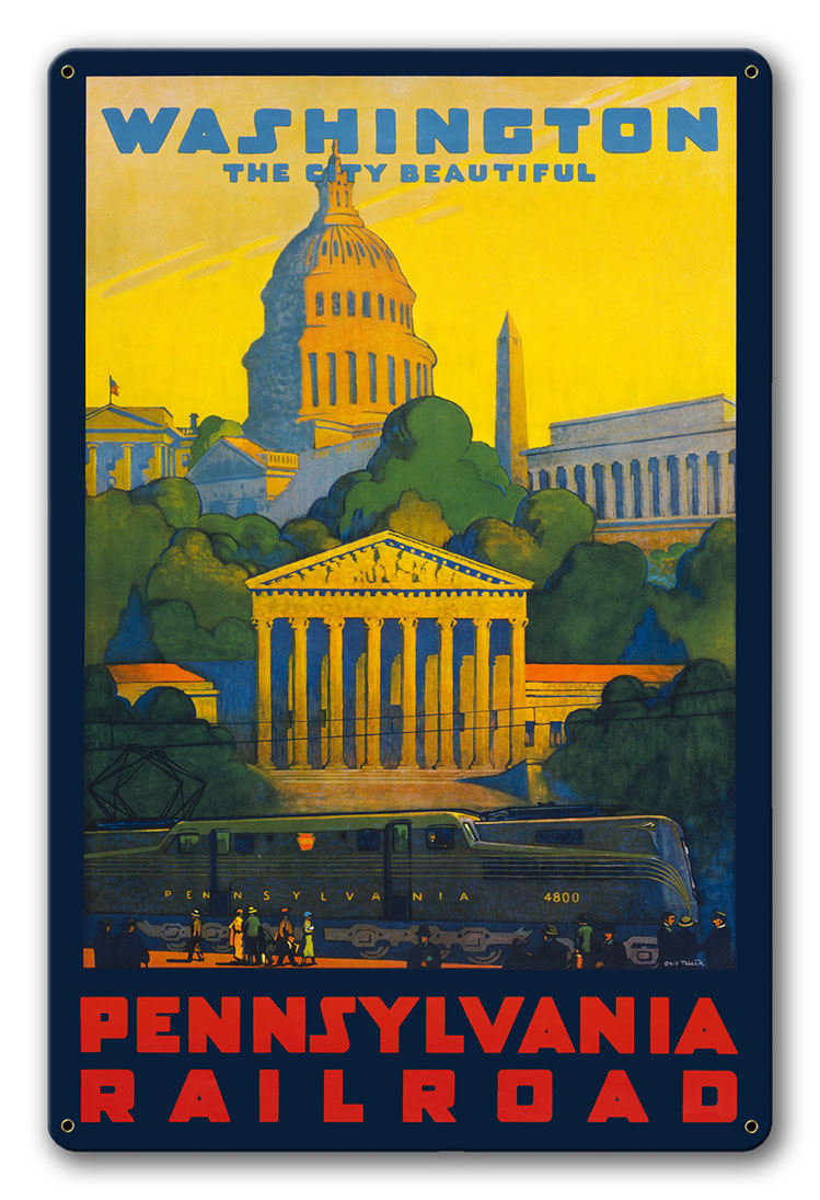 Washington, the City Beautiful Poster Aluminum