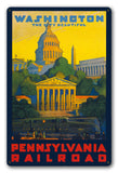 Washington, the City Beautiful Poster metal sign