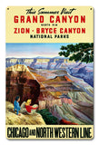 This Summer Visit Grand Canyon, Zion, Bryce Canyon National Parks poster metal sign