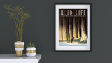 Wild Life: The National Parks Preserve All Life framed on wall