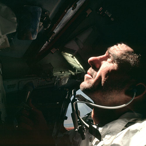 Apollo 7 Astronaut at Work