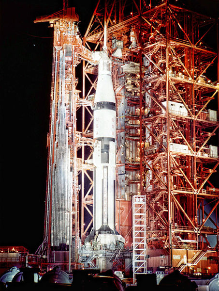 Apollo 7 on Launch Pad – Vintagraph Art