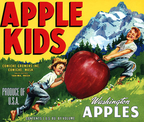 Stag Brand Vintage Colorado Apple Crate Label – thelabelman