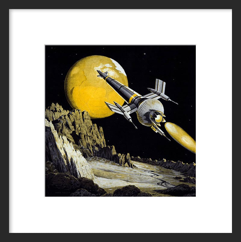 Mars Snooper framed print