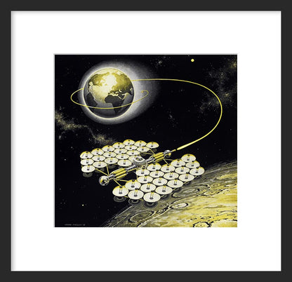 Cosmic Butterfly framed print