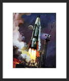 General Electric Atlas Rocket framed print