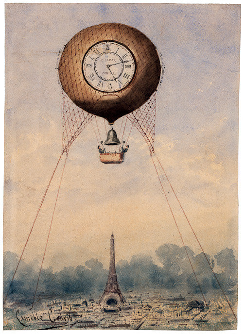 Balloon Over Eiffel Tower