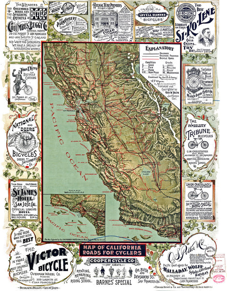 California Cycling: c. 1895