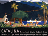 Catalina Vintage Travel Poster