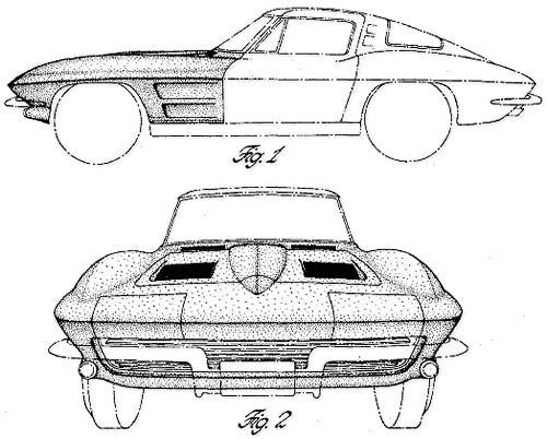 1963 Corvette Stingray print