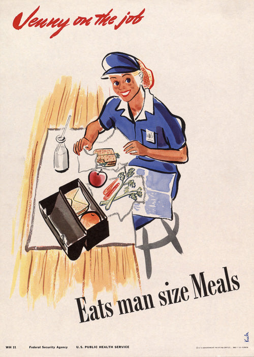 Jenny on the Job Eats Man Size Meals