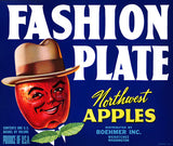 Fashion Plate Northwest Apples