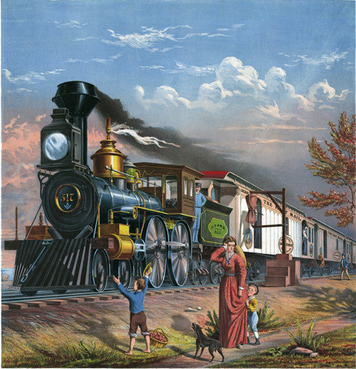 The Fast Mail - c. 1875