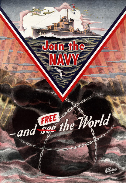 Avenge Pearl Harbor! Join the Navy Now! – Vintagraph Art