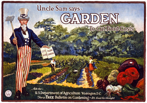 Uncle Sam Says Garden to Cut Food Costs