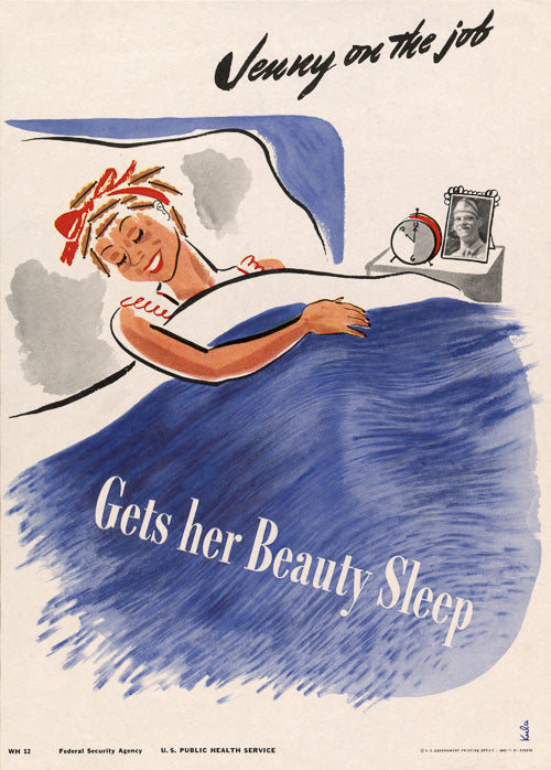Jenny on the Job Gets Her Beauty Sleep