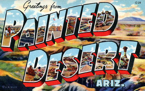 Greetings from Painted Desert – Vintagraph Art