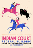Indian Court Buffalo Hunt poster