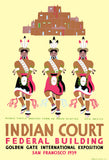 Indian Court: Pueblo Turtle Dancers poster