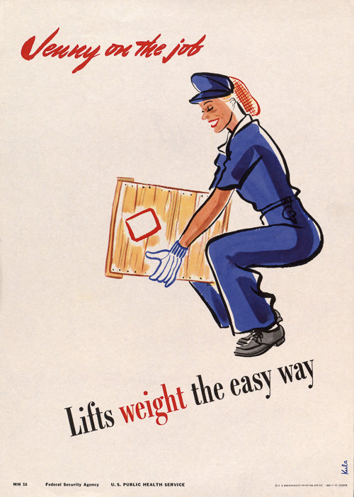 Jenny on the Job Lifts Weight the Easy Way