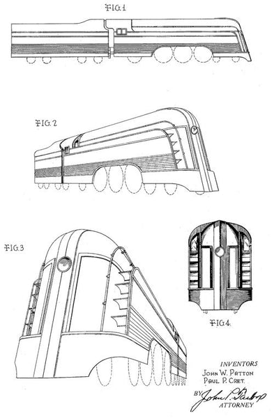 Patton Locomotive and Tender Design