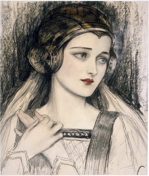 Young Woman in Medieval Costume