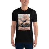 Grand Canyon National Park poster men's black t-shirt