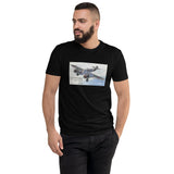 Long-Range Bristol "Beaufighter" Cutaway poster men's black t-shirt