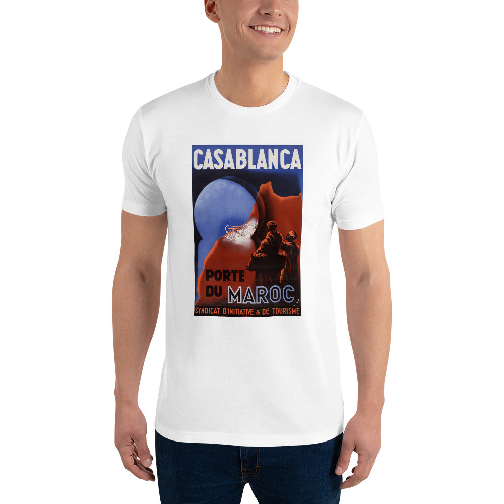 Casablanca Travel Poster